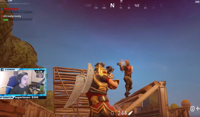 illustration for article titled fortnite streamer goes for glory faceplants wins anyway - ninjas wins in fortnite