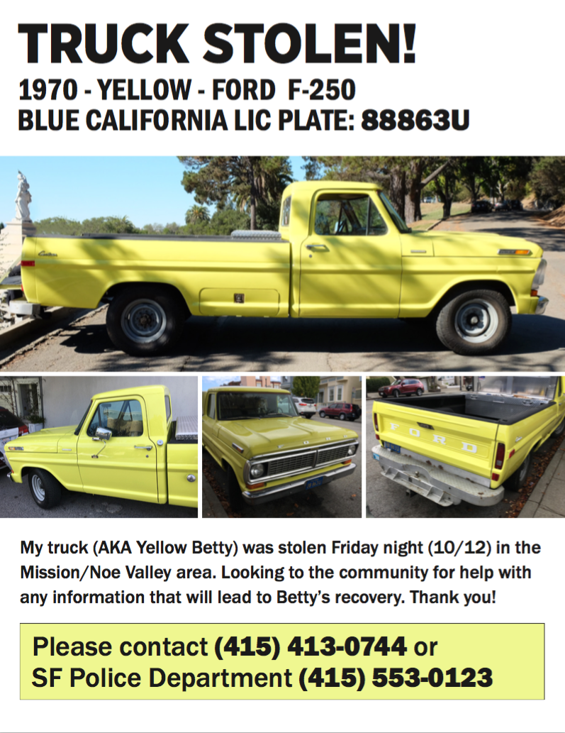 Lets Track Down This Stolen 1970 Ford F 250 Update Found