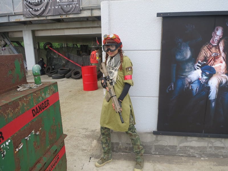 Illustration for article titled There's a Real-Life Resident Evil Survival Game in Japan