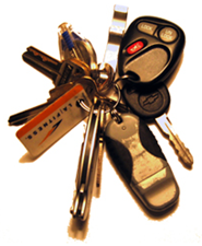 panic button on car key