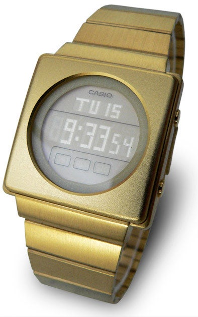 Illustration for article titled Casio Futurist Watch Would Get Goldfinger All Excited