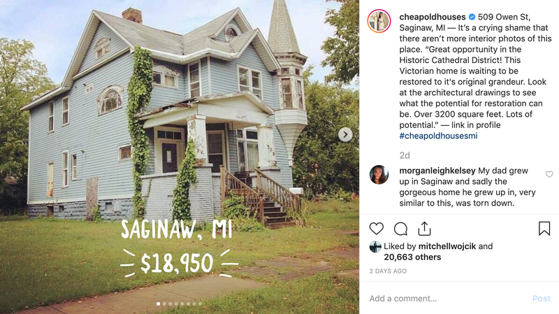 Illustration for article titled The Cheap Old Houses Instagram Account Is the Only Good Instagram Account