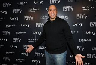 Newark, N.J., Mayor Cory Booker at a January 2011 "Brick City" screeningin Park City, Utah (Michael Buckner/Getty Images)