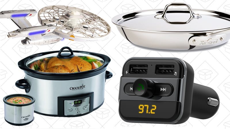 Illustration for article titled Today's Best Deals: Crock-Pot, All-Clad, Starship Enterprise, and More