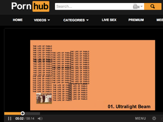 Kanye West #39 s The Life of Pablo Is Streaming for Free on Pornhub
