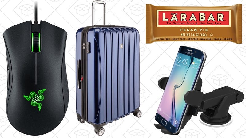 Illustration for article titled Today's Best Deals: Computing Gear, Luggage, Back-to-School Snacks, and More
