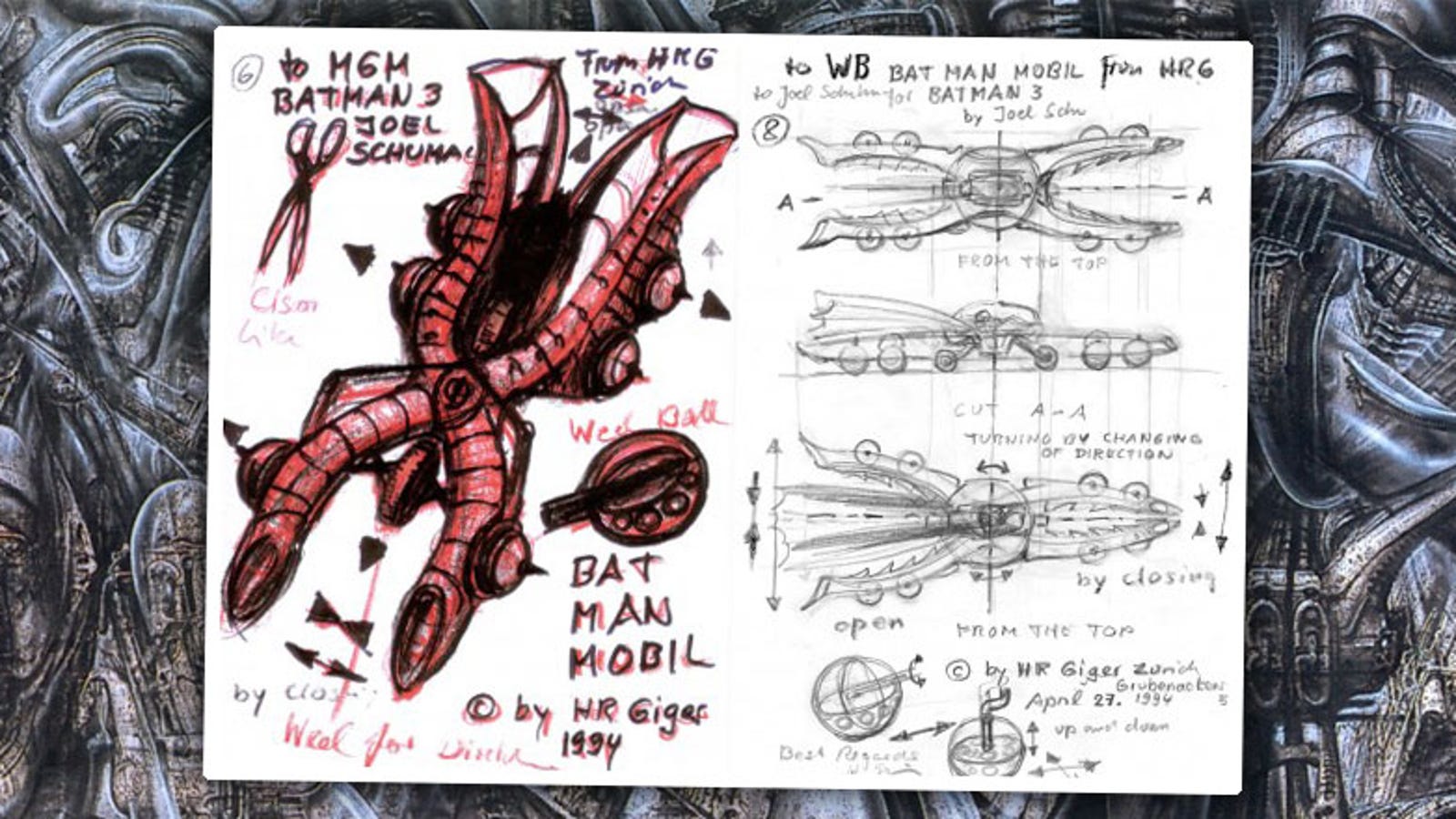 download giger batmobile download giger batmobile