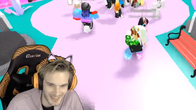 Pewdiepie Clashes With Roblox Which Appears To Have Banned His Name - 