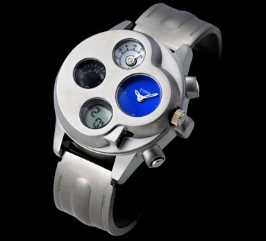 Illustration for article titled Storm Navigator Watch Has Four-Faced Attitude