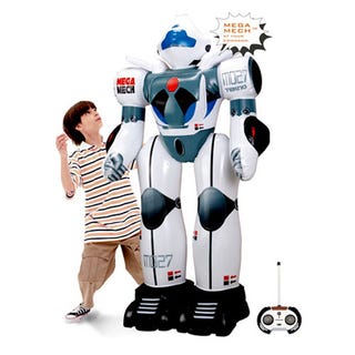Illustration for article titled Inflatable Killer Robot (Verdict: We're Getting Closer)