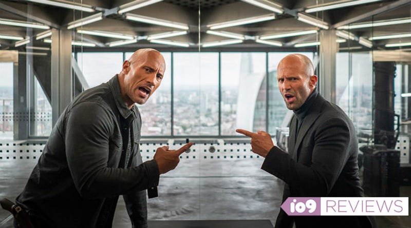 The bickering between Hobbs (Dwayne Johnson) and Shaw (Jason Statham) is basically all of Hobbs & Shaw.