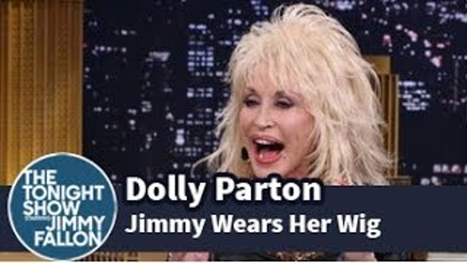 Dolly Parton Made Jimmy Fallon Try On One Of Her Wigs 5818