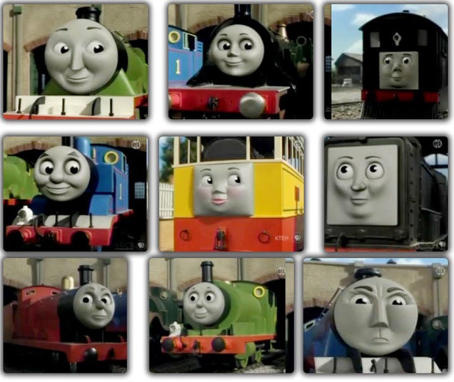 Thomas The Tank Engine Is Destroying All Cartoon Vehicles And Creeping ...