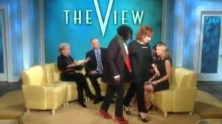 Whoopi and Joy walk out on Bill. (ABC.com)