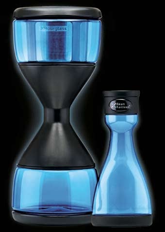 Illustration for article titled Hourglass Coffee Maker Should Be Renamed 12-Hour Plastic Disappointment