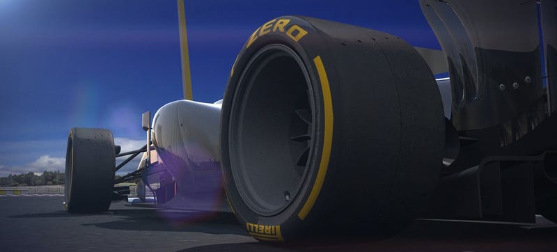 F1 Finally Testing Normal Sized Wheels