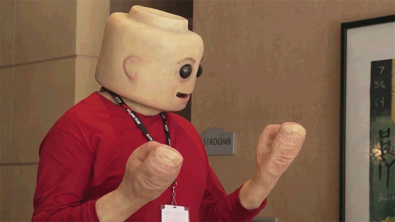photo of A Human Lego Minifigure Is All Your Nightmares Come True image