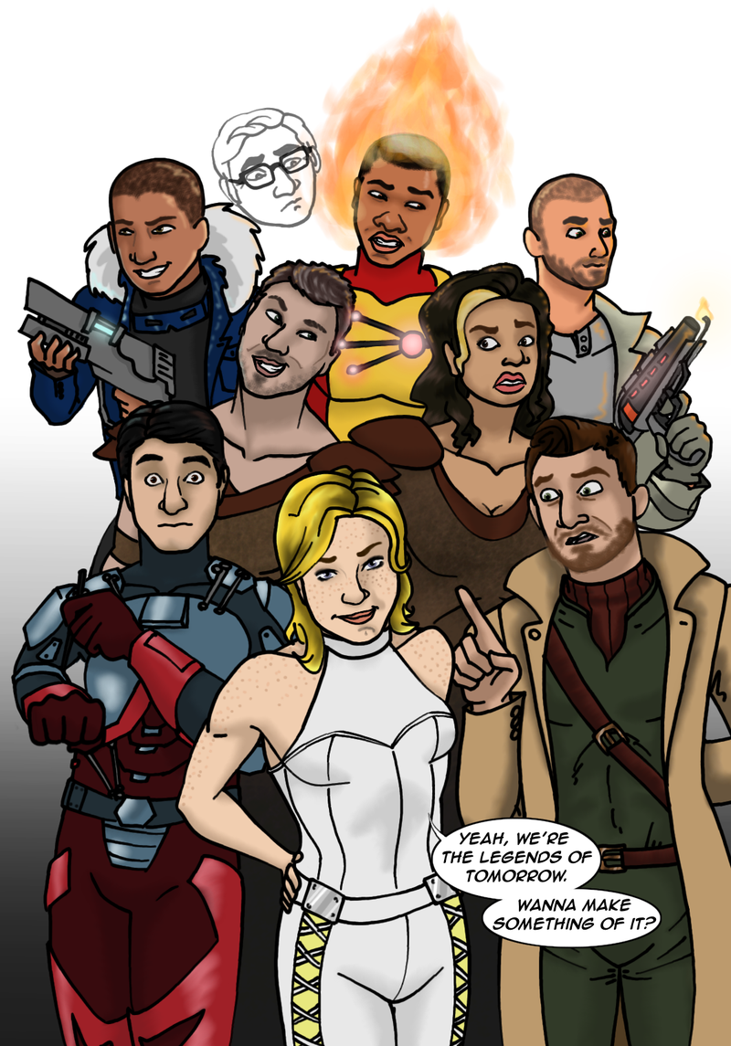 Illustration for article titled Legends of Tomorrow fanart