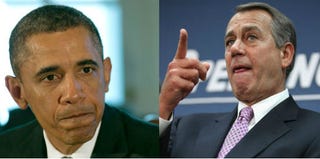 President Barack Obama (Win McNamee/Getty Images News); House Speaker John Boehner(Chip Somodevilla/Getty Images News)
