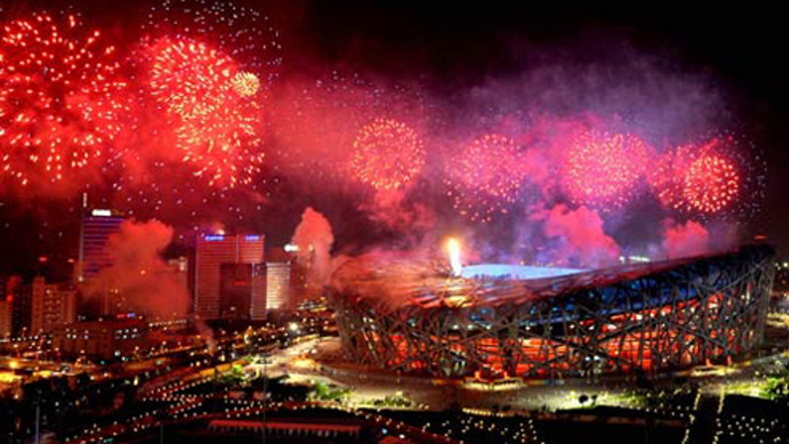 beijing fireworks olympic 2008 olympics ceremony festival spring china closing games opening chinese dunhuang bejing line light gizmodo whizzes outstanding