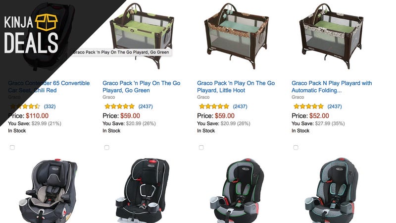 Illustration for article titled Save Up to 35% on Graco Baby Travel Gear, Today Only