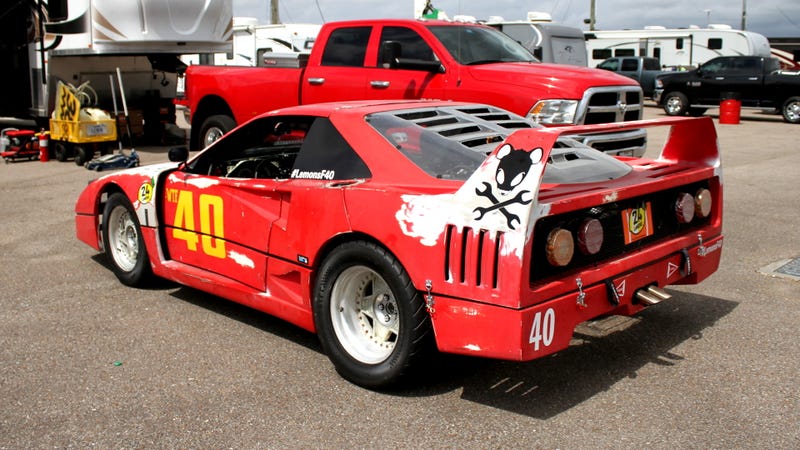 This Crusty Fiero Based Ferrari F40 Replica Is A Race Car