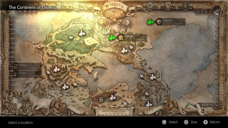 octopath traveller triggering olberic chapter 2