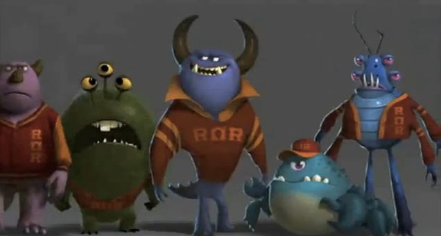 Watch Mike and Sulley pledge Monsters University's lamest frat