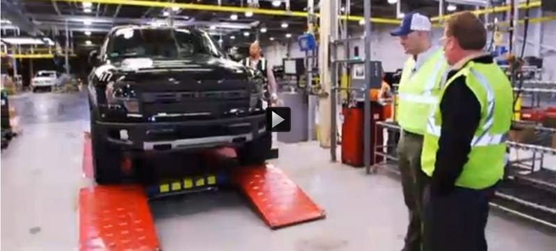 Illustration for article titled The Amazing 20-Hour Process Of Building A New Ford F-150 Raptor
