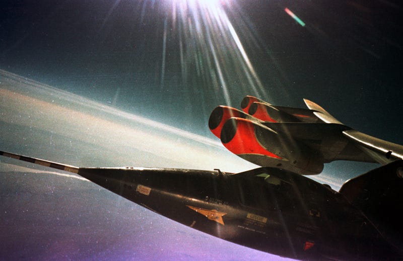 Illustration for article titled Outstanding photos of the X-15, the fastest manned rocket plane ever