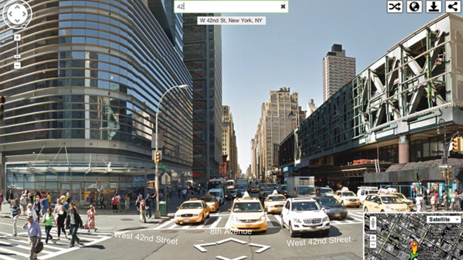 google instant street view map