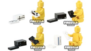 Illustration for article titled Tiny Lego video game consoles to keep your Minifigs entertained