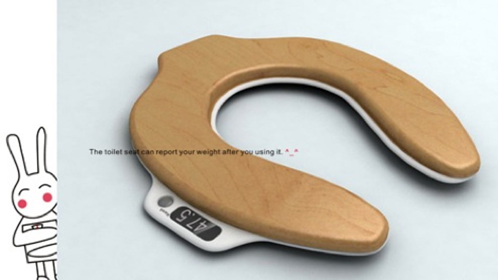 Toilet Seat Scale Makes You Feel Five Pounds Lighter