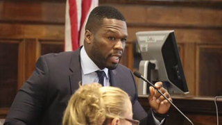 Curtis Jackson, aka 50 Cent, appears in New York Supreme Court in Manhattan July 21, 2015. YouTube Screenshot