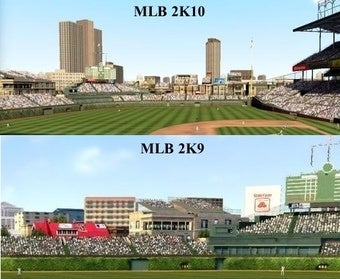 Illustration for article titled MLB 2K10 Appears to Cut Down Stadium Advertising