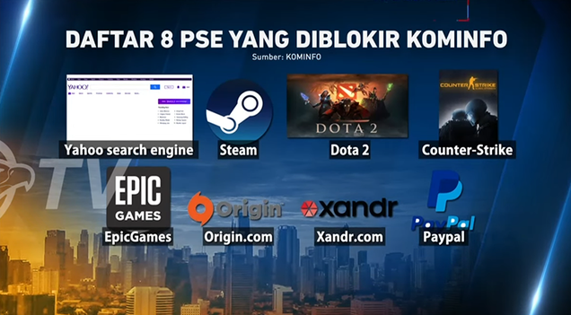 Indonesian Government Blocks Steam, Epic & Nintendo For 270 Million People