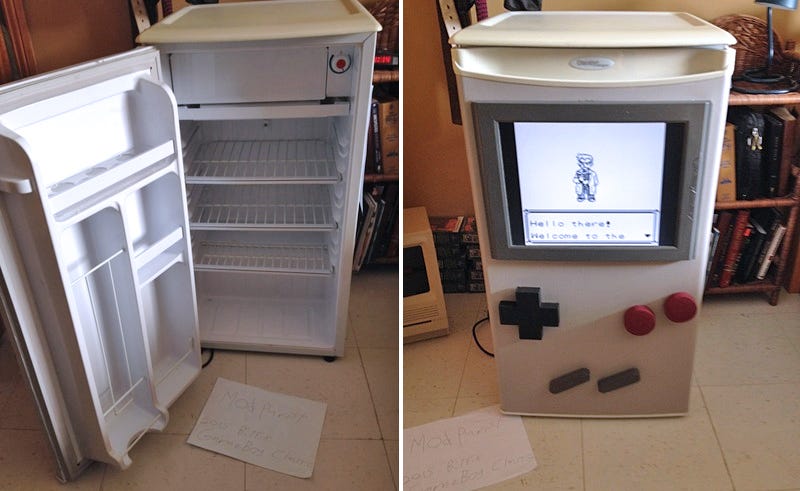 This Guy Turned His Dorm Room Fridge Into An Over Sized