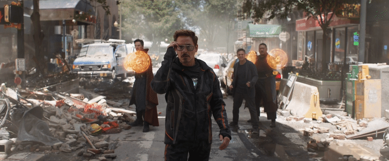 Image result for Dr. Strange Iron Man gif