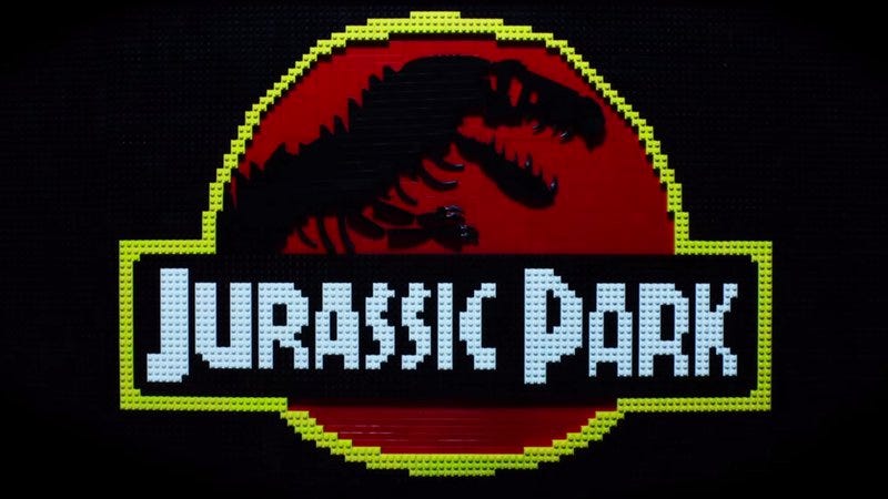 Illustration for article titled A father/daughter team recreated some amazing Jurassic Park scenes in Lego