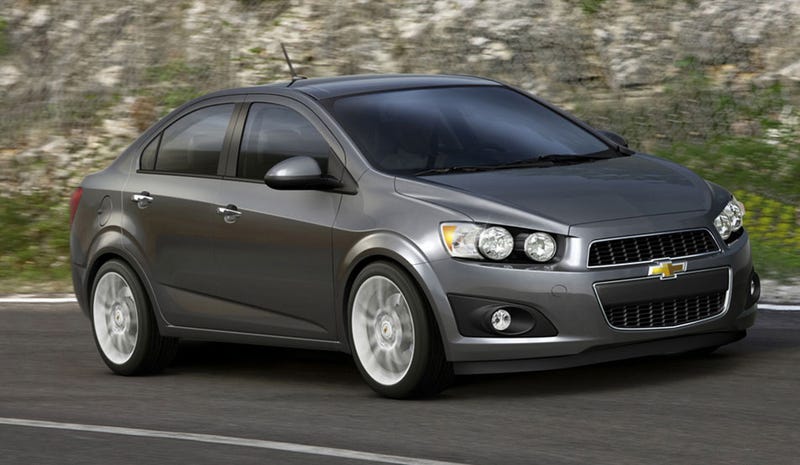 Illustration for article titled 2012 Chevy Aveo: A Meaner Shade of Cheap