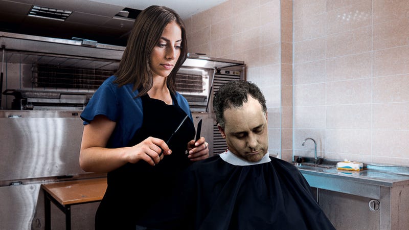 Illustration for article titled Student Studying To Become Hair Stylist Nervous For Part Where You Practice On Cadavers
