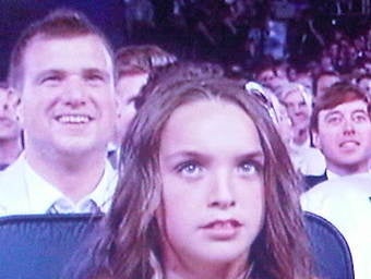 Illustration for article titled Last Night's Winner: Brett Favre's Unsmiling Daughter