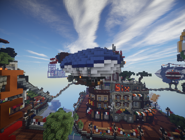 Bioshock Infinite's Floating City Built In Minecraft