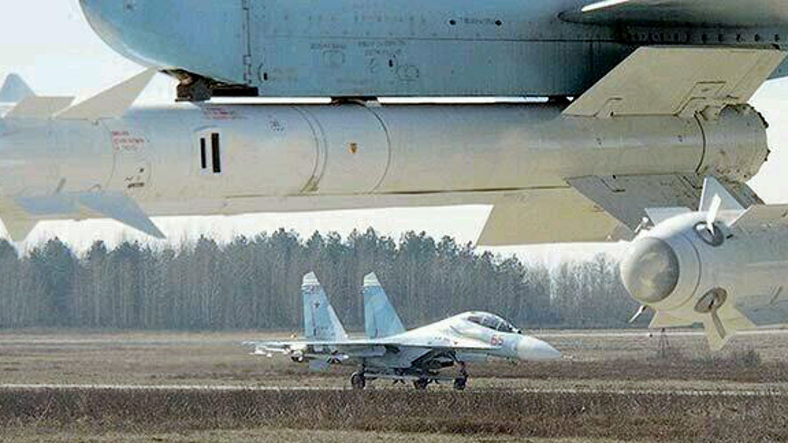 Photo Russia Deploys Armed Jets In Response To Nato Fighters In Poland