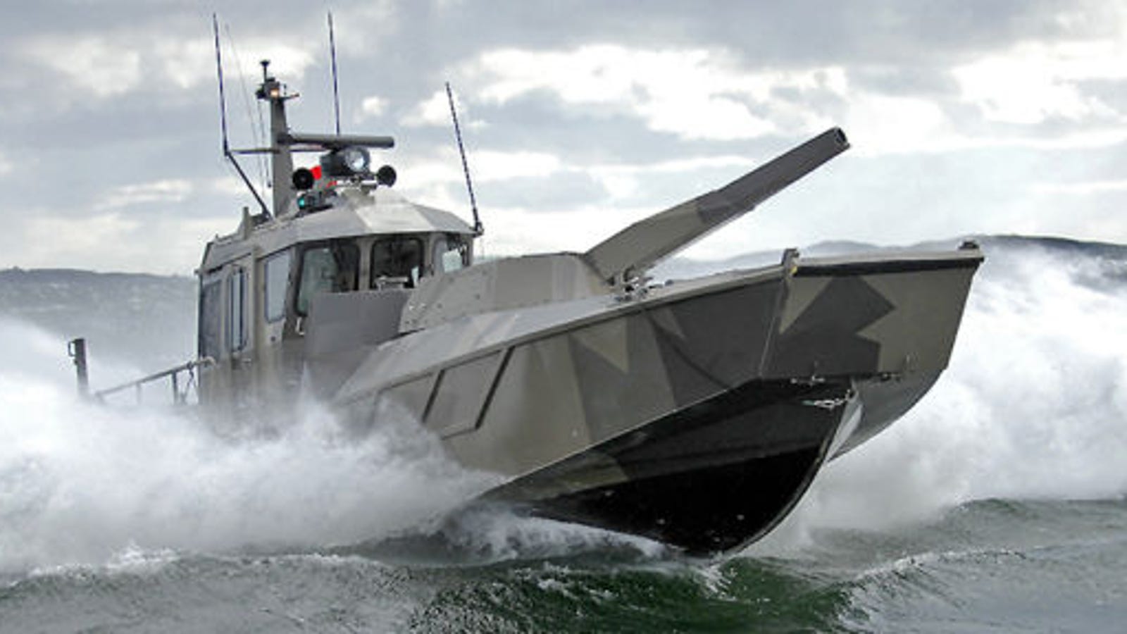 The Patria NEMO 'Mortar Boat' Is Small And Fast With A Huge Ass Gun