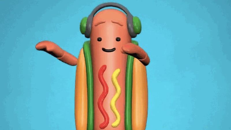 dancing hot dog toy