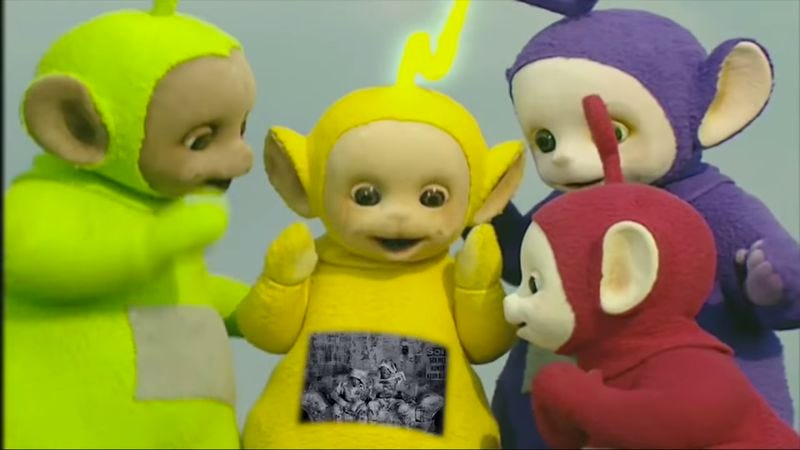 Teletubbies and Die Antwoord collide in horrific mashup of “I Fink U ...