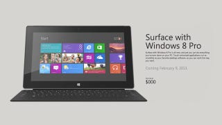 microsoft ad surface pro costs zero dollars