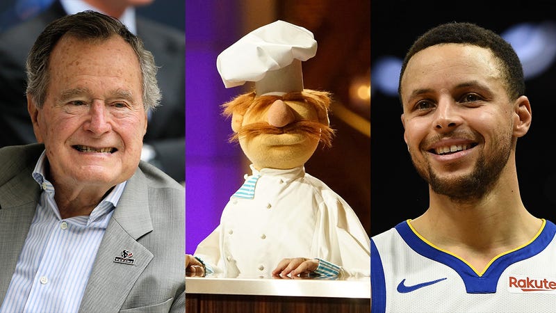 Illustration for article titled Passing The Torch: The Jim Henson Company Has Announced That Steph Curry Will Replace The Late George H.W. Bush As The Voice Of The Swedish Chef