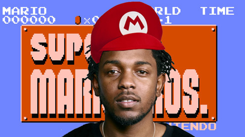 Someone Made A Kendrick Lamar <b>Super Mario Bros</b>. Mash-Up - 1472081727215530928